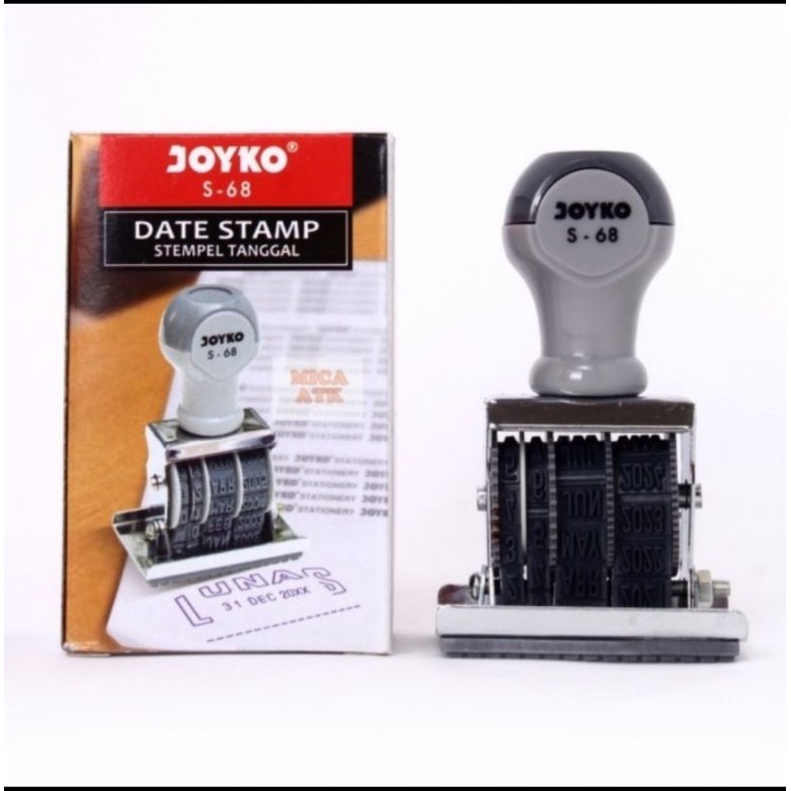 

JOYKO DATE STAMP S-68 STEMPEL TANGGAL LUNAS/SATUAN