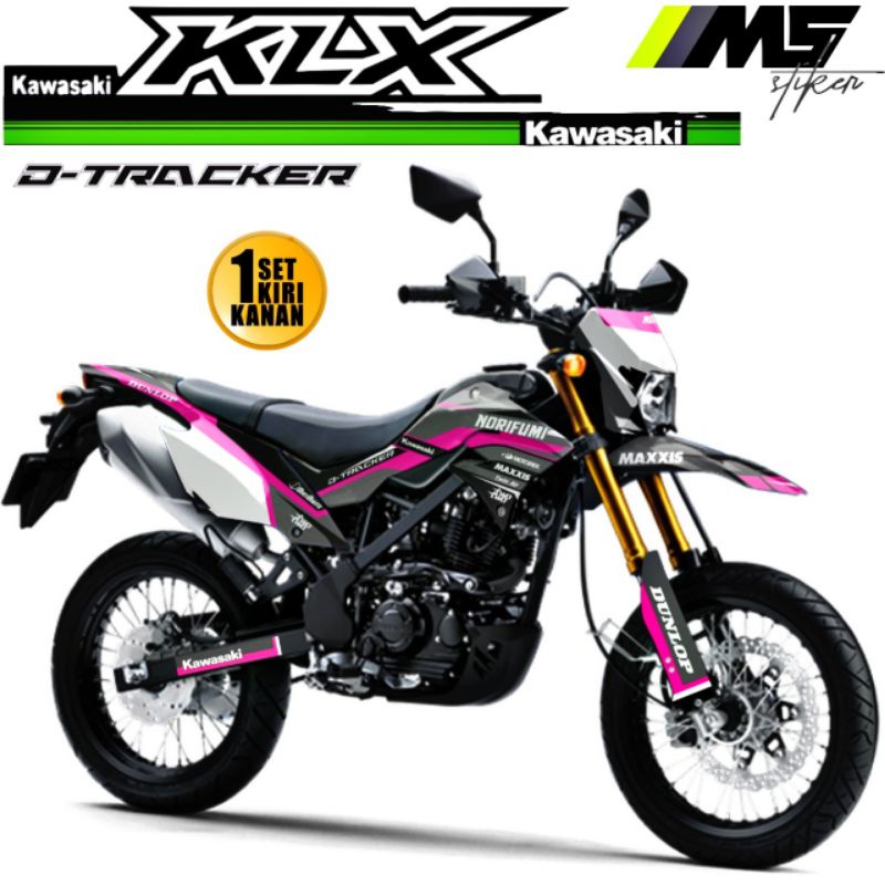 Decal Sticker Striping Variasi Fullbody KLX DTRACKER 150 2016-2022 - Decal DTRACKER New - Decal DTRA