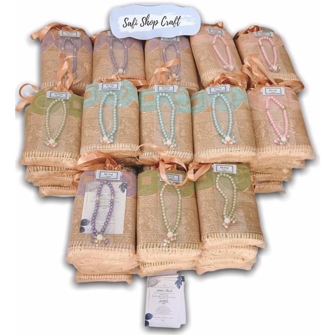 

Best Product!!! Souvenir Sajadah, Souvenir Pernikahan, Pengajian, Hampers Lebaran,motif cantik,elegan,harga terjangkau, murah meriah - Paling Dicari