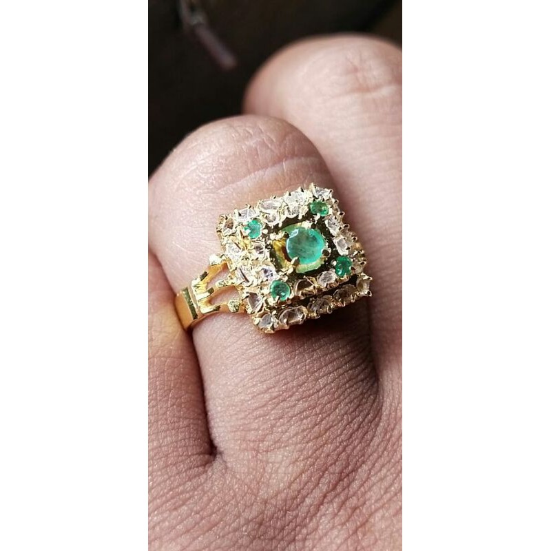 cincin berlian banjar batu jamrud
