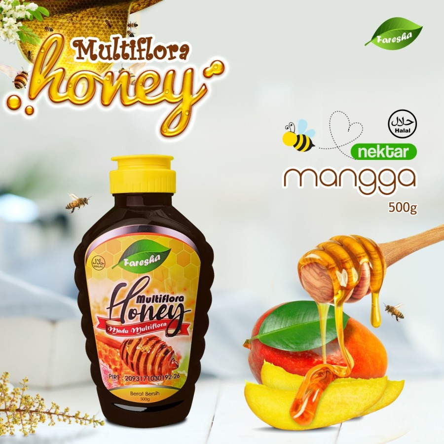 

Madu Faresha Mangga 500gr Madu Asli Original 100% Bukan Madu TJ