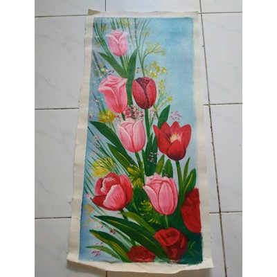 Lukisan Bunga Tulip Shopee Indonesia