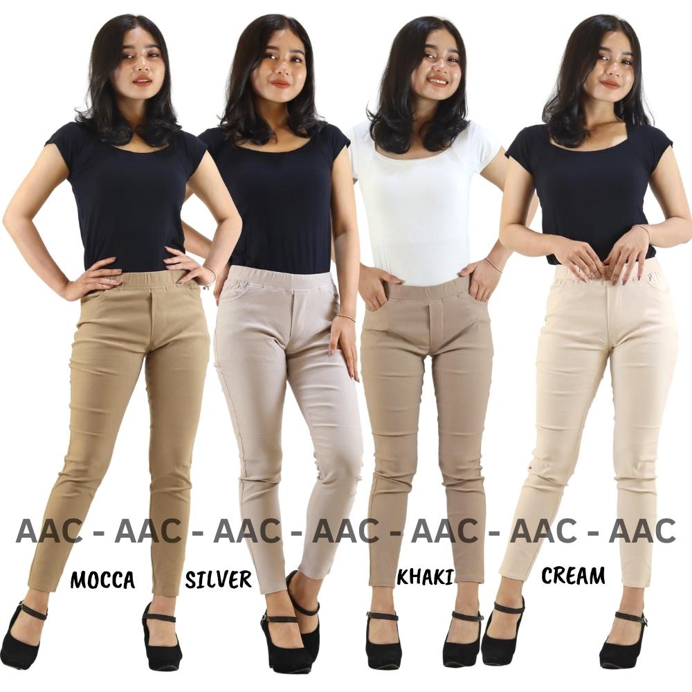 Celana Chino Wanita Stretch / Elizabeth Pants Celana Wanita Melar Elastis