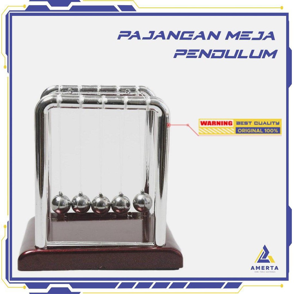 Pajangan Meja Pendulum Newton Size S| Brown