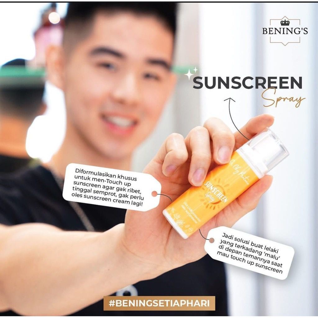 Sunscreen Spray Benings Clinic ||Sunscreen Spray Benings Indonesia || Sunscreen Spray Benings Skinca