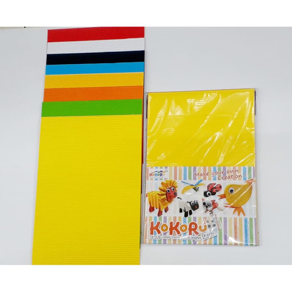 

CORRUGATED PAPER / KERTAS BERGELOMBANG KOKORU HACHI A4 (297 x 210mm)
