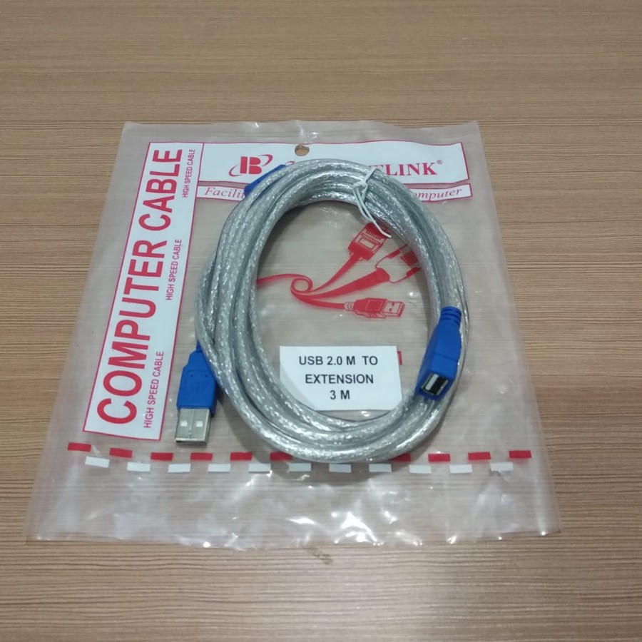 Kabel USB Male to Female Extension Sambungan Extender