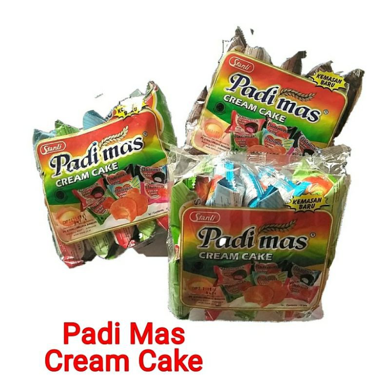 

Padi Mas Cream Cake 1 pck isi 10 pcs