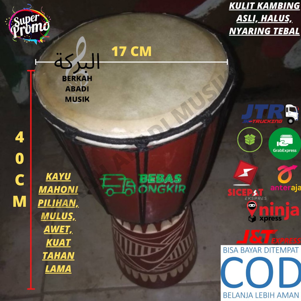 JIMBE 40CM JIMBE 40 CM BESAR JIMBE ALAT MUSIK 40 CM JIMBE 40 CM JIMBE SEDANG jimbe ukuran 40CM genda