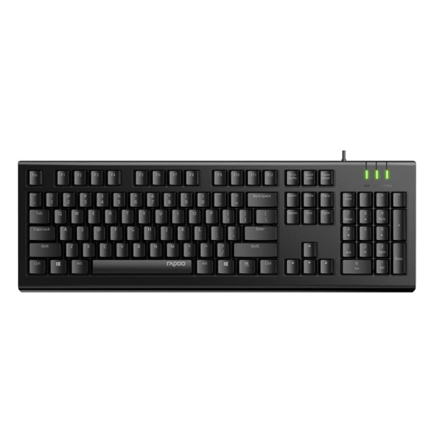 Rapoo NK1800 Wired Keyboard Black