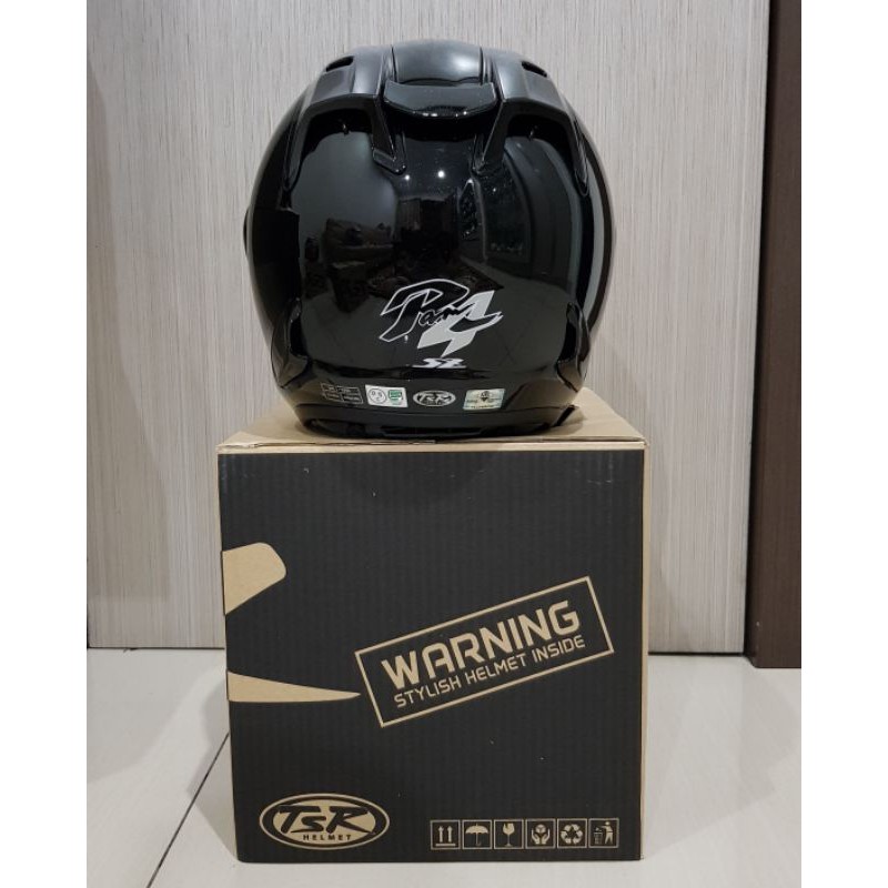 Helm Tsr Ram 4 hitam polos