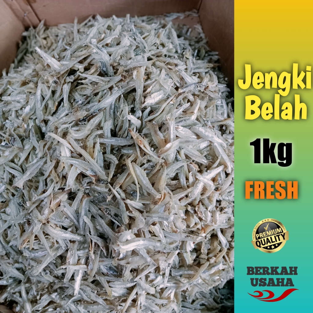 

IKAN ASIN TERI JENGKI BELAH FRESH BERSIH Per 1kg MURAH GROSIR TERI KACANG