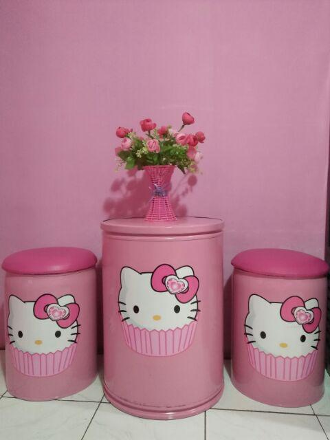 Kursi Tong Hello Kitty/doraemon