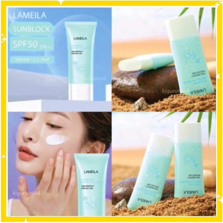 LAMEILA Sun Block SPF 50 Sun Screen Wajah Tosca Tahan 12,5 Jam PA+++ Sunblock LA128 3060