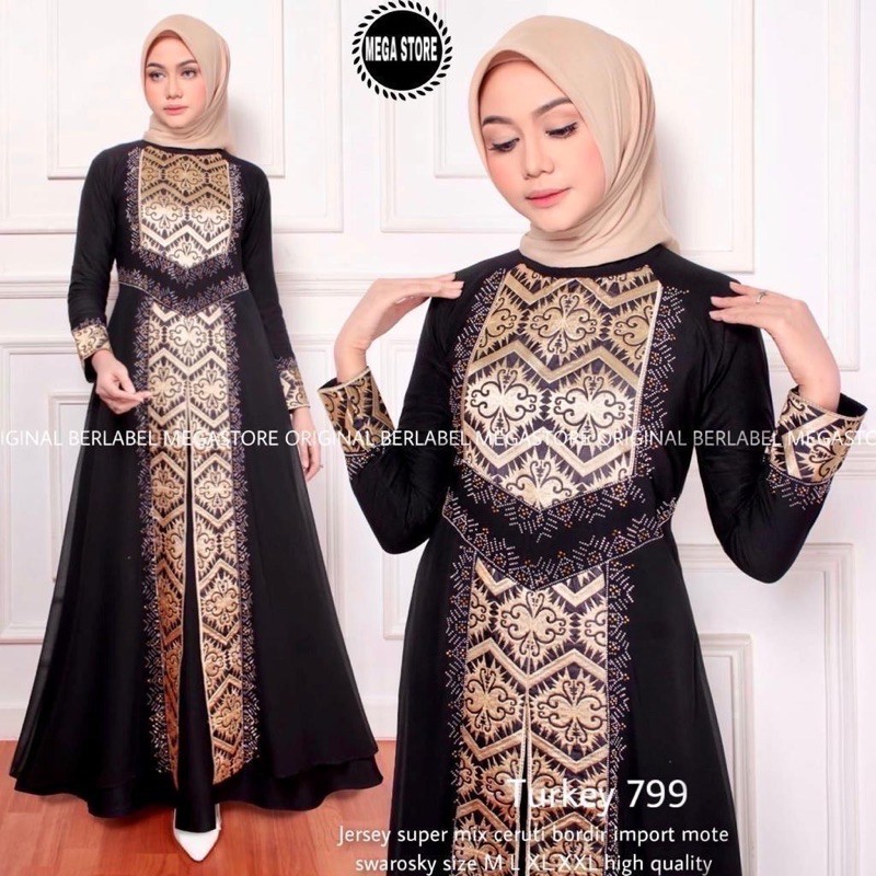 Turkey 799 / Abaya Turkey / Gamis Abaya Turkey Ori