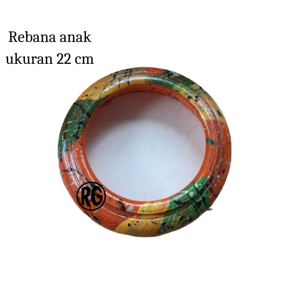 gendang alat musik UKURAN 22 CM  alat musik tradisional  alat musik murah rebana mainan