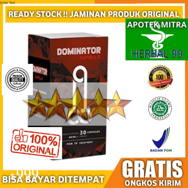 100% ASLI THE BEST  OBAT HERBAL DOMINATOR ASLI ORIGINAL PENIRUM BERKUALITAS