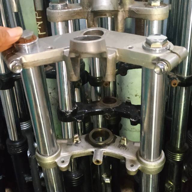 T Segitiga Atas bawah ninja R New SS KR150 triple clam