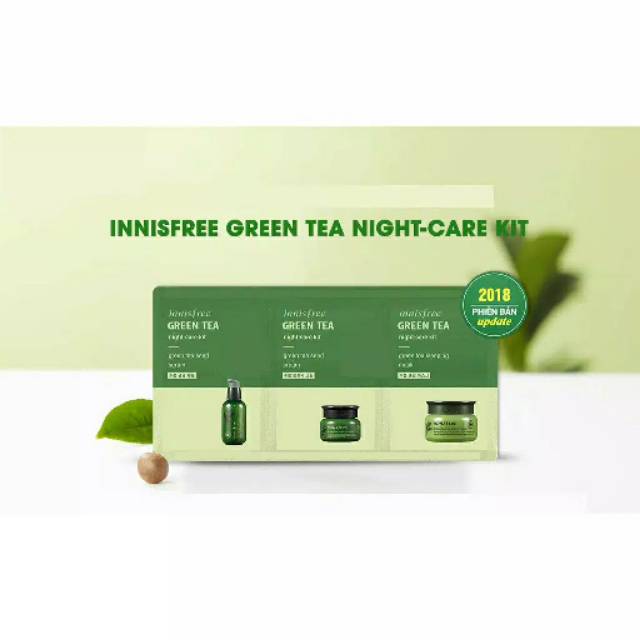 Innisfree Green Tea Day/Night Care 3 kit (3pouch x 2 ml)