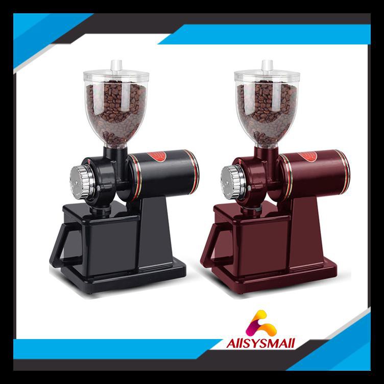 Mesin Giling Kopi Listrik Electric Coffee Grinder Portable Otomatis - Merah Terbaik