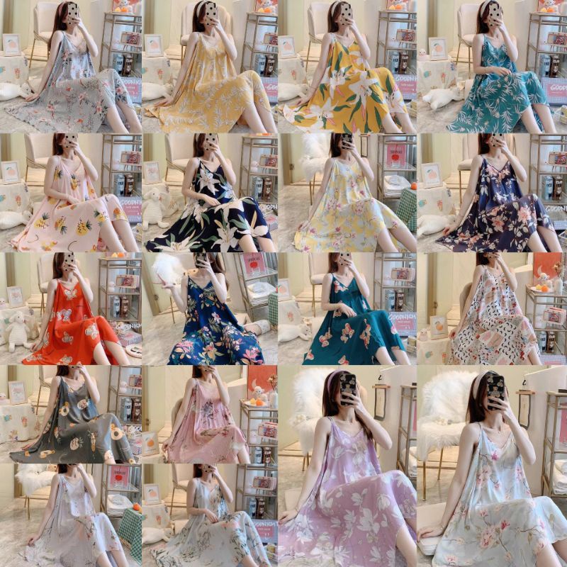 Daster/Homedress Tali Sexy Rayon Import Halus Adem