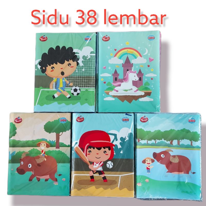 

Buku Tulis Sidu 38 Lembar 1pak isi 10 buku