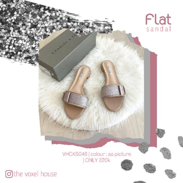 FLAT SANDAL CK | SANDAL CK (VHCKS046) | SANDAL BRANDED