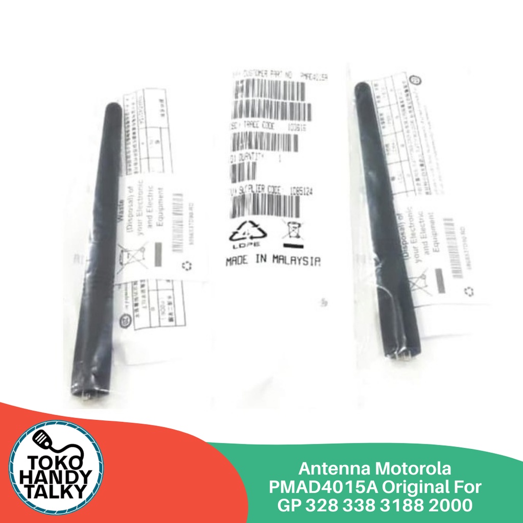 ANTENNA MOTOROLA PMAD4015A ORIGINAL FOR GP 328 338 3188 2000 NEW