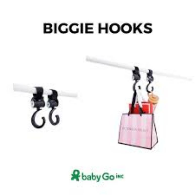 Baby Go INC Biggie Anchor Jumbo Stoller Hooks - Babygo INC Gantungan Stoler Hook - Gantungan Barang Kereta bayi