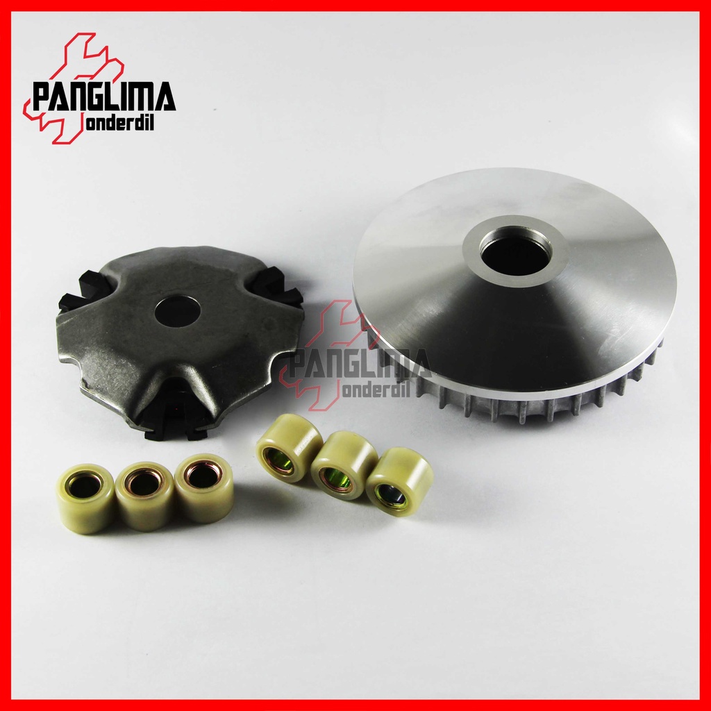 Rumah Roller Assy Beat Sporty-Street-Pop-New-CBS-ISS-CW-STD &amp; Scoopy FI eSP-New &amp; New Vario 110 F1 2015 &amp; Spacy F1 Roler Penutup-Tutup-Slider-Set-Lengkap-Komplit