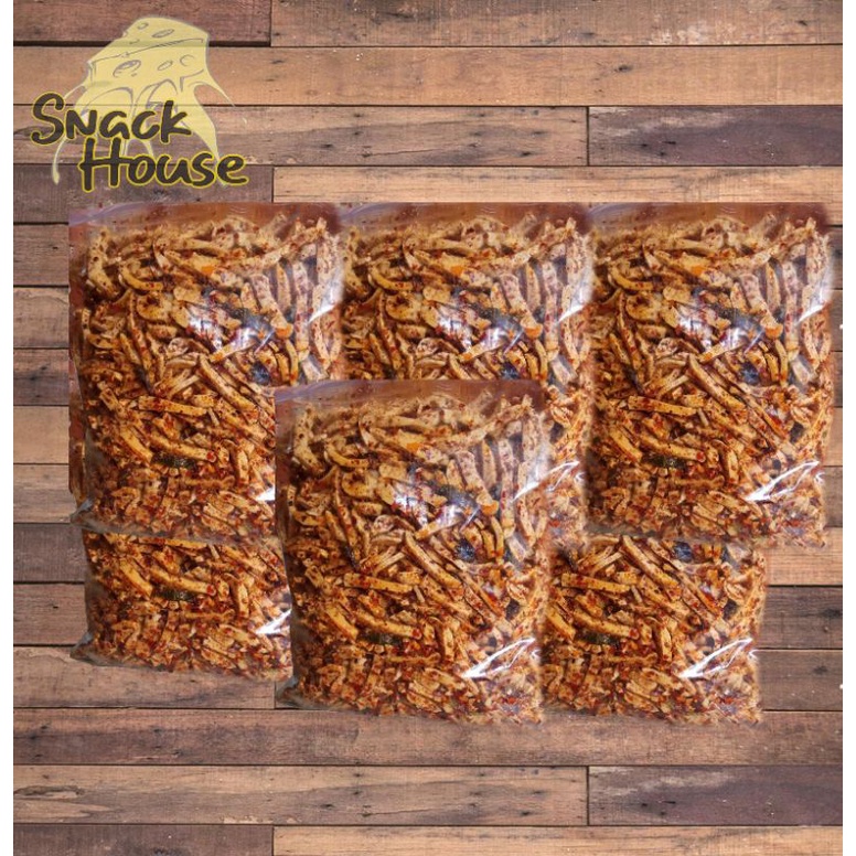 

Basreng Pedas Extra Daun Jeruk 500 gram