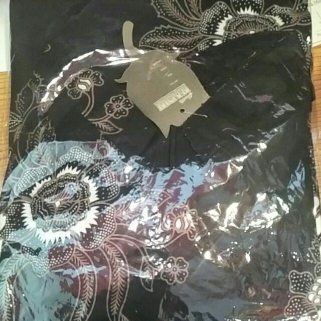 Tunic Serut Pager Bunga Tunik Ethnic Vintage Motif Sogan Classic Seragam Kantor Kerja Wanita Vintage
