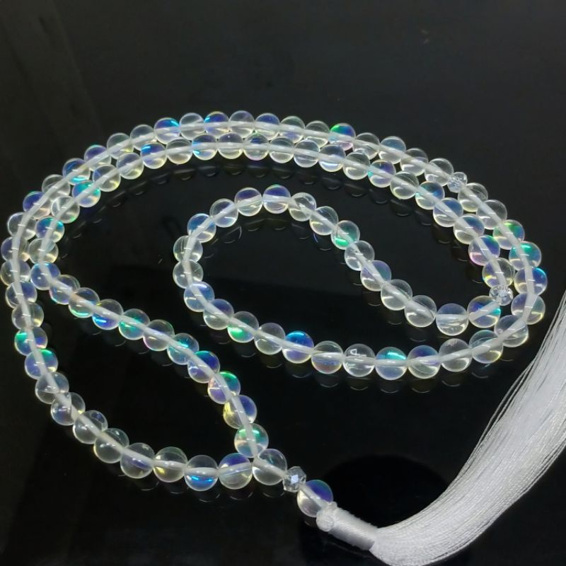 TASBIH BATU KALIMAYA INDIA 8MM 99BUTIR MULTICOLOR NATURAL