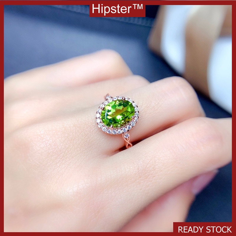 Fashion Fresh Green Topaz Ring