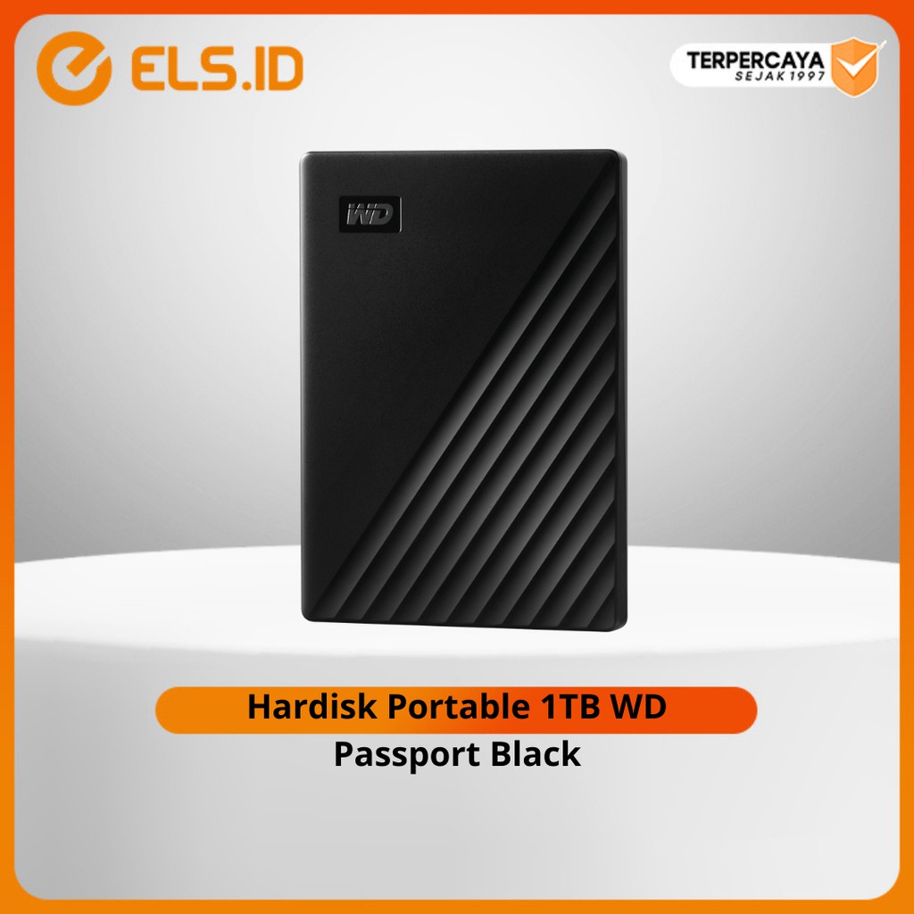 Hardisk Portable 1TB WD Passport Black