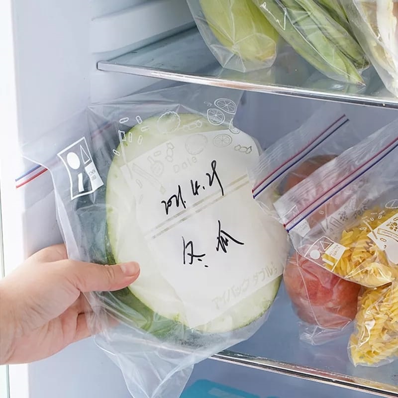 Pembungkus Makanan Sayuran dan Buah , Food Grade Vacuum Bag Double Zipper Isi Lebih Banyak