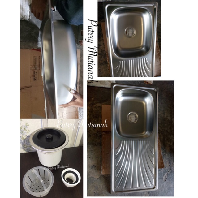 Bak Cuci Piring stainless/Kitchen Sink 96 X 43 terlaris/bak cuci piring termurah