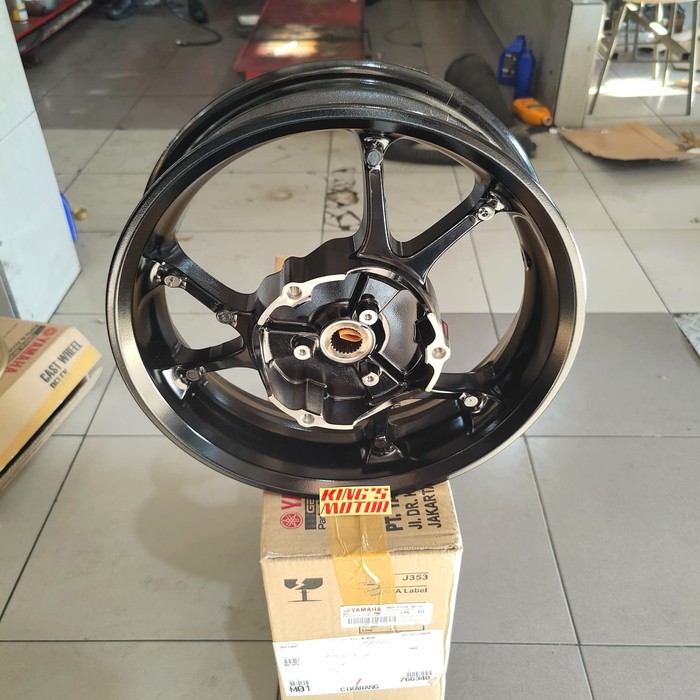 PELEK, VELG, RACING, BELAKANG ALL NEW NMAX, N MAX 2020 HITAM (B6H-33)