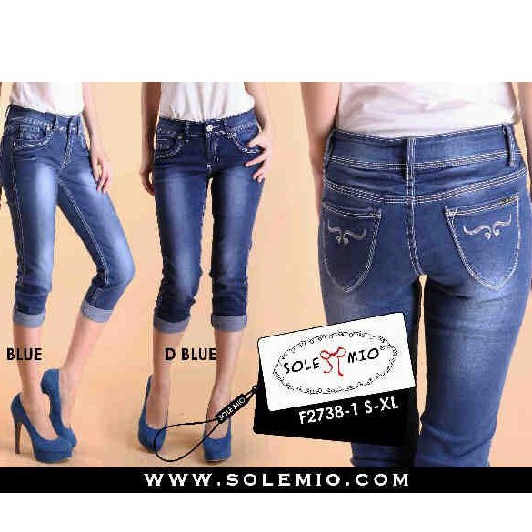 Jeans Panjang Wanita Solemio F2738-1