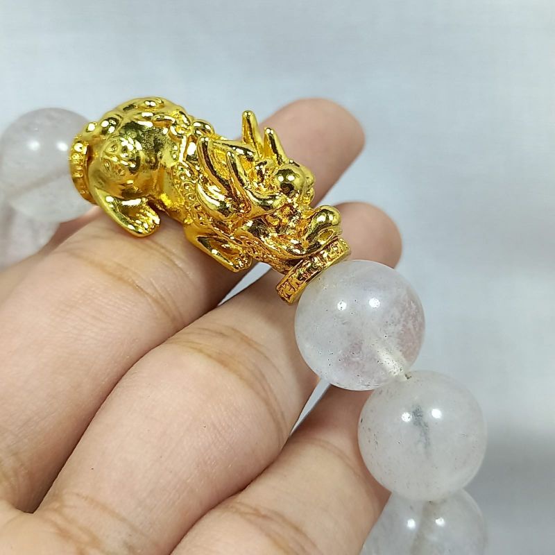 GELANG BATU MOISSANITE BIDURI BULAN ASLI NATURAL