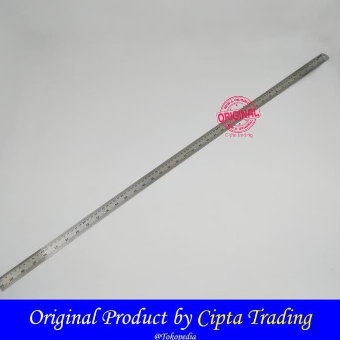 

Penggaris besi / Stainless steel ruler - joyko - 100 cm ( 1 meter )