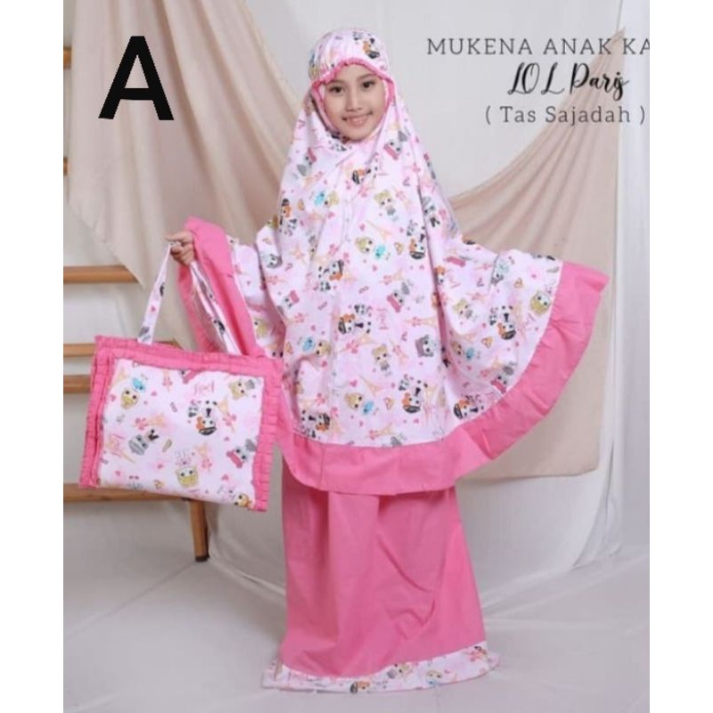 MUKENA KARAKTER ANAK TANGGUNG UMUR 10- 12 TAHUN