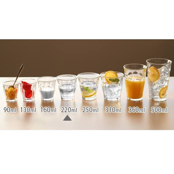 Gelas Duralex Seri Picardie 13cl atau 130ml / Gelas Duralex Picardie