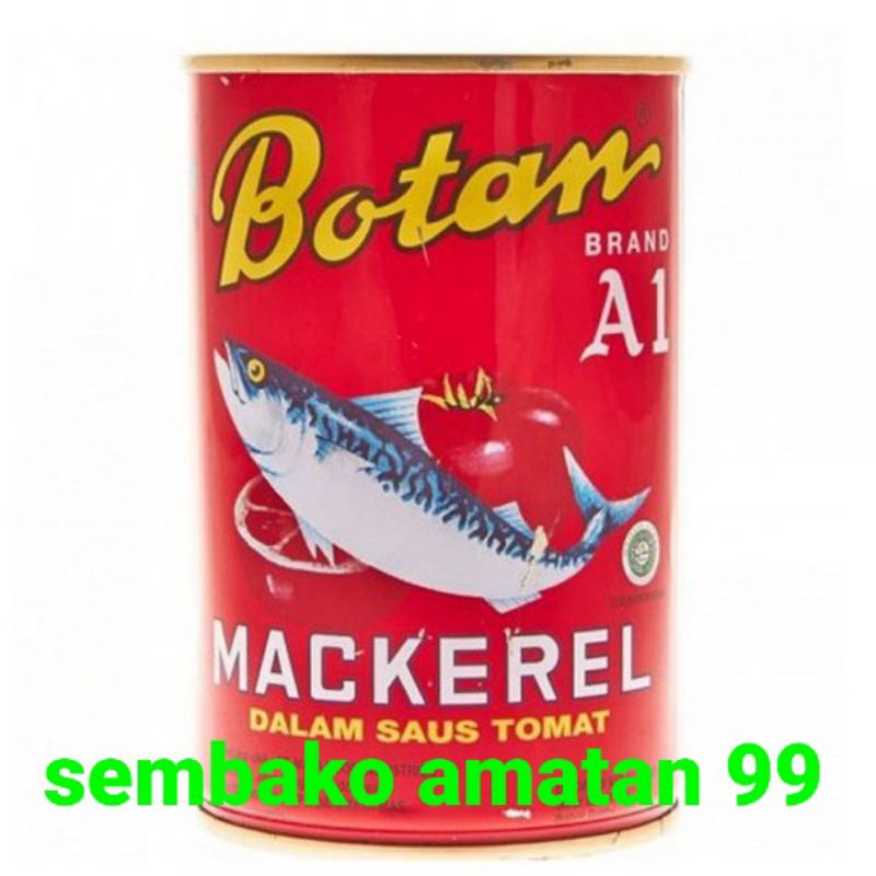 Sarden Botan 155 Gram Sarden BOTAN (makarel) 155 gr /SATUAN