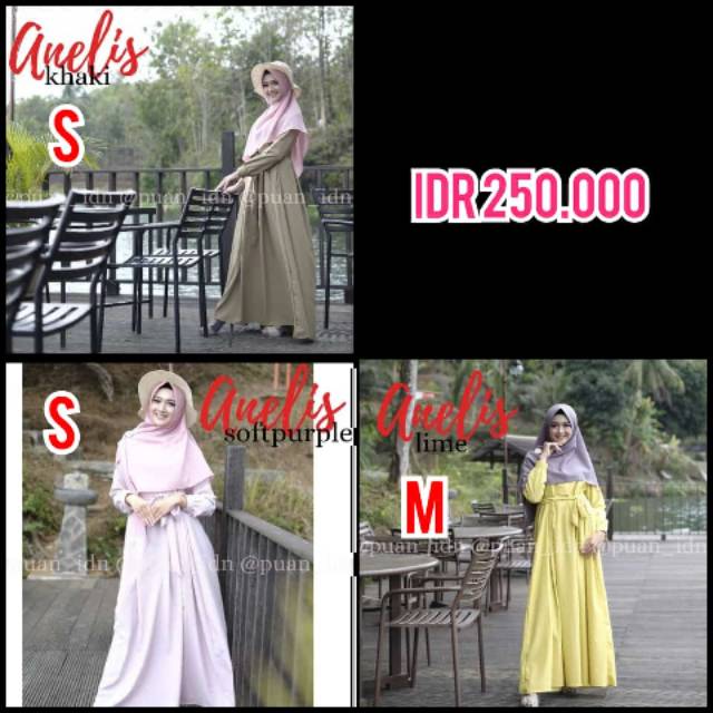 Gamis Anelis by Puan Hijab