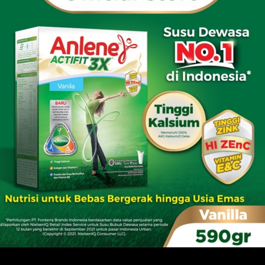 

Anlene Actifit Susu Dewasa [590 gr]