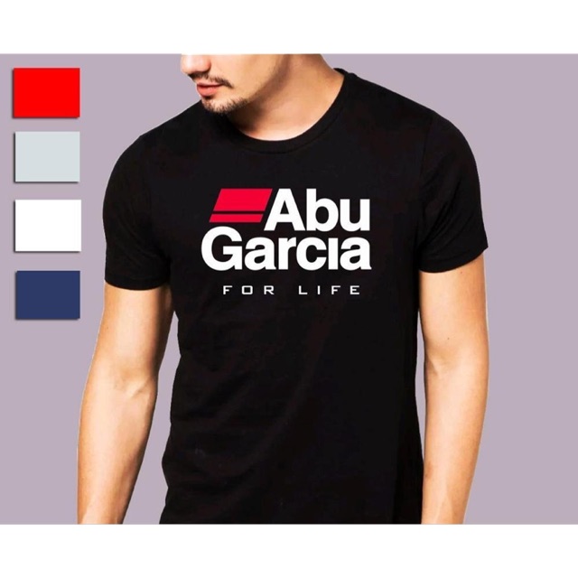 Kaos mancing Logo Abu Garcia Termurah