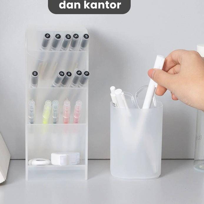 

Terbaru - Greenland Kotak Tempat Menyimpan Pen Kotak Organizer 4 Layer Multifungsi Untuk Alat Tulis Rak Portable Pensil HRM329 ..