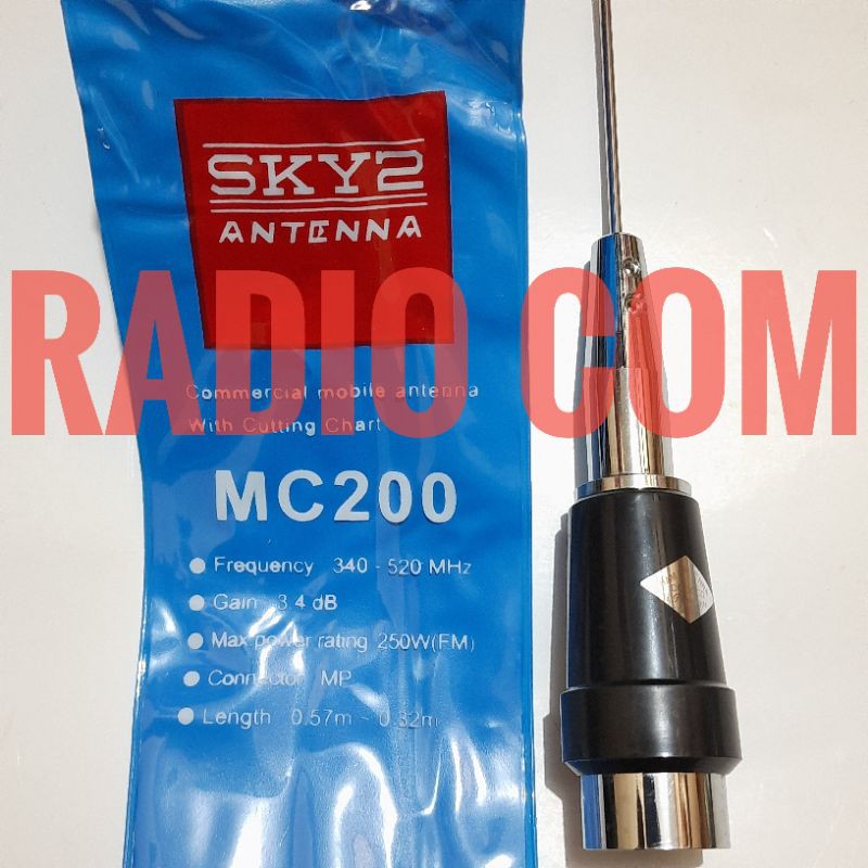 ANTENA MOBIL UHF 350 -520MHz SKY2 MC200 -ANTENA RADIO RIG MOBIL UHF 400 ANTENA MC 200 MURAH