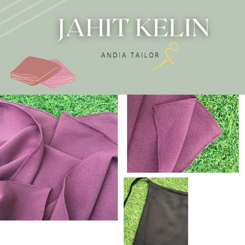 Jasa Jahit Kelim (Jahit Tepi Rapi) Andia Tailor
